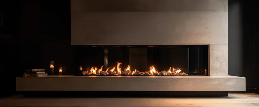 Gas Fireplace Ember Bed Design Services in New Albany, Indiana