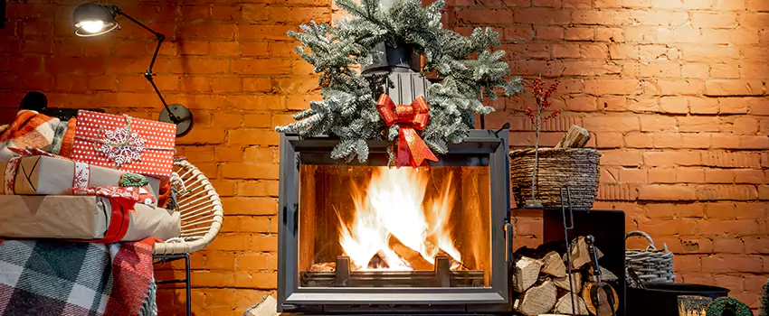 Travis Industries Linear Gas Fireplace Installation in New Albany, Indiana