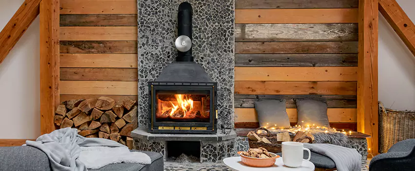 Thelin Hearth Products Direct Vent Gas Stove Fireplace Inspection in New Albany, Indiana